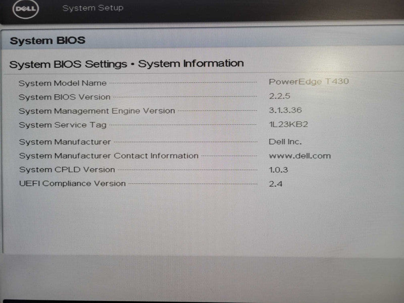 Dell PowerEdge T430 | 1x Xeon E5-2623 v4 | 32GB DDR4 | 8x 3.5" | PERC H730 !