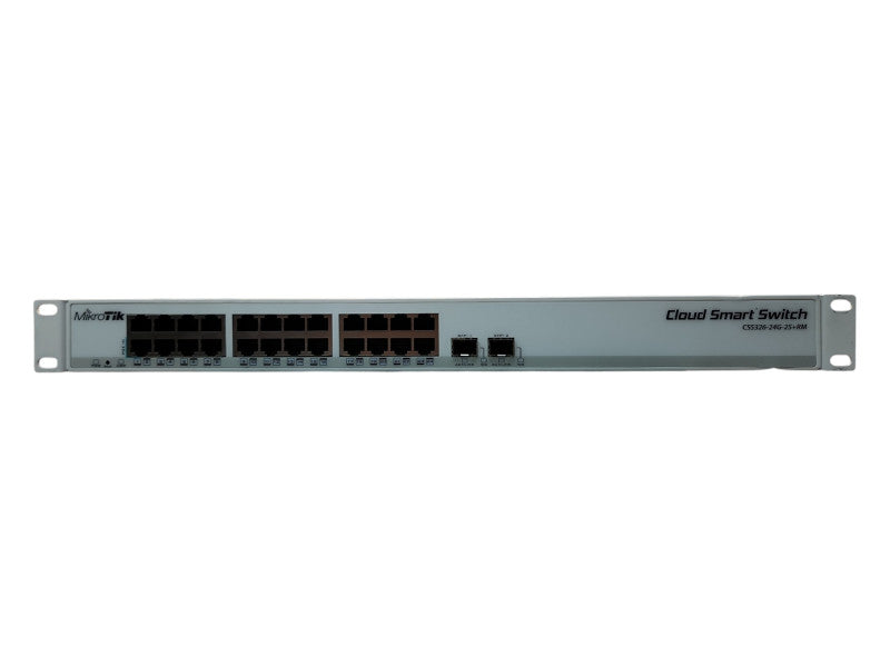 MikroTik CSS326-24G-2S+RM, 24-Port Gigabit Ethernet Switch, 2x SFP+