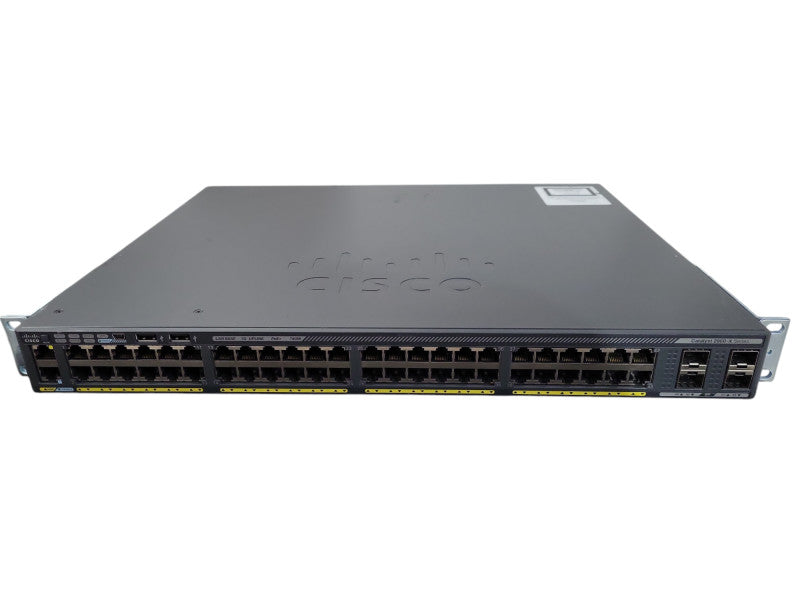 Cisco WS-C2960X-48FPS-L V01 | 48 Port Gigabit PoE+ 740W Switch | 4x SFP !