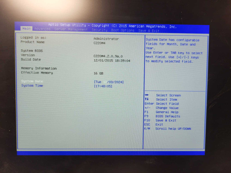 Cisco UCS C220 M4 1U 8x2.5" E5-2620 v3 2.4GHz 16GB DDR4 Cisco 12G SAS RAID $