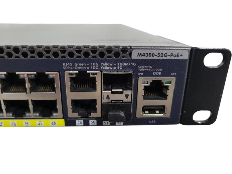 Netgear ProSafe M4300-52G-PoE+ GSM4352PS Managed Switch, READ !