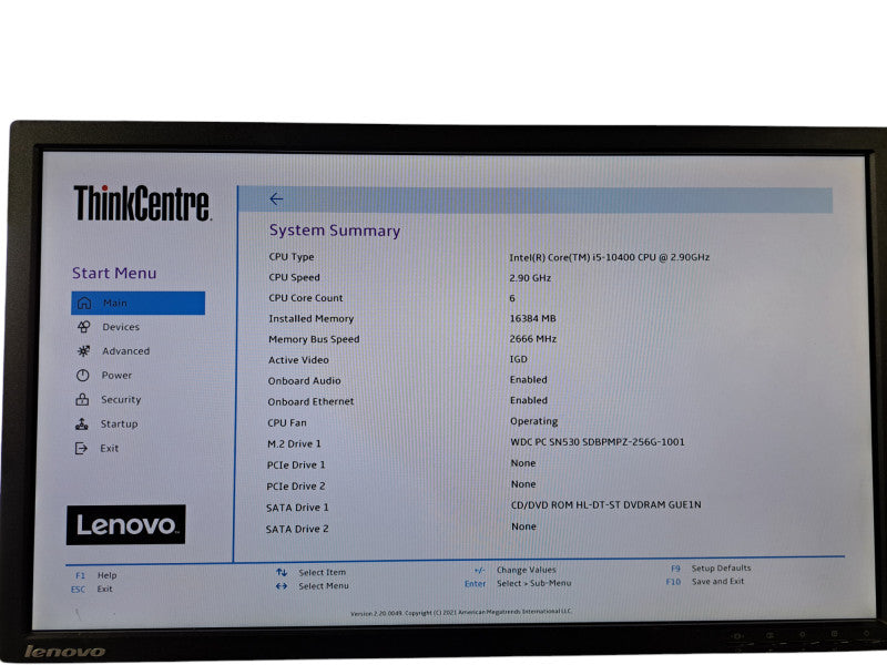 Lenovo ThinkCentre M70c | i5-10400 @ 2.90GHz, 16GB DDR4, 256GB NVMe