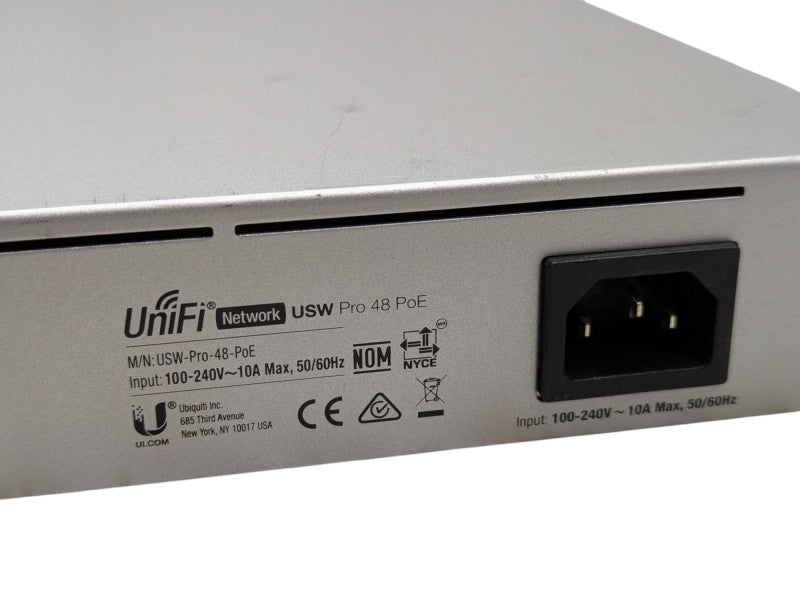 Ubiquiti USW-Pro-48-PoE USWPro 48 Port Gigabit PoE Managed Switch 4x SFP+ -