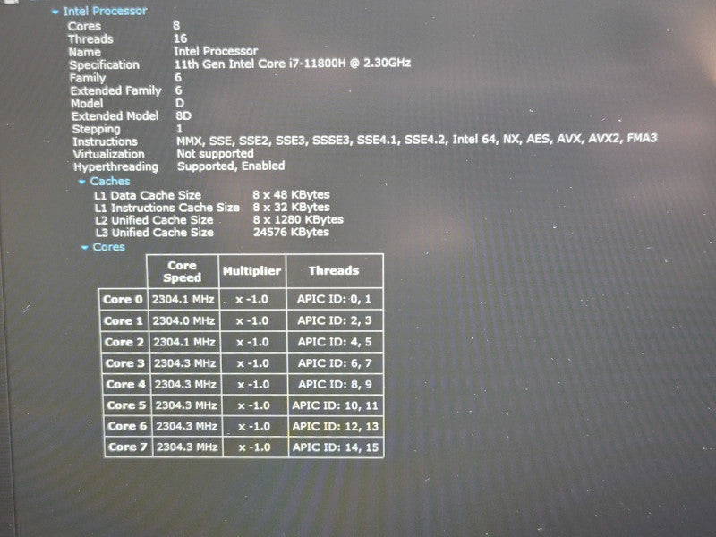 MSI Katana GF66| i7-11800H| 64GB DDR4| RTX 3060| 1TB NVMe No Ac adapter β Lap200