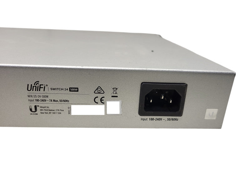 Ubiquity UniFi Switch 24 - (US-24-500W) 24-Port PoE Switch, READ $