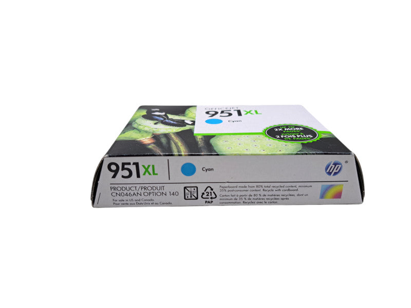 Genuine HP 951XL Cyan High Yield Ink Cartridge CN046AN OEM Q
