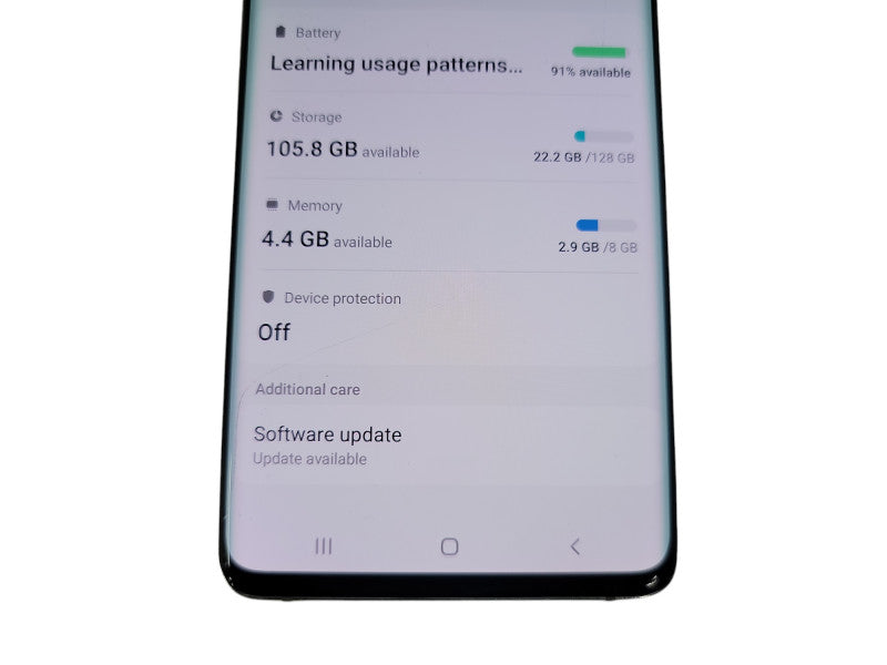 Samsung Galaxy S10 Plus - 128GB - White [SM-G975W | Read] (