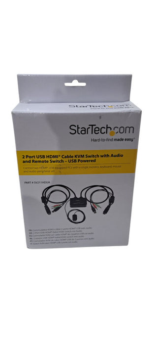 StarTech SV211HDUA 2-Port USB HDMI Cable KVM Switch