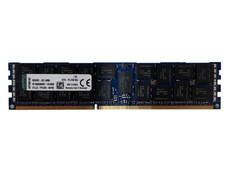 Kingston 16GB ECC Registered DDR3 1866 (PC3 14900) Server Memory, KTH-PL318 Q