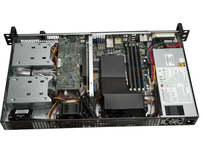 Supemicro Micoserver 505-2 X10SDV-8C-TLN4F Intel Xeon D-1541 64GB RAM  Q-