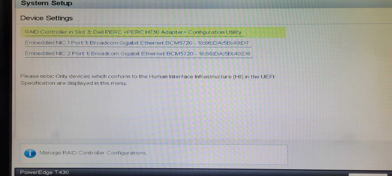 Dell PowerEdge T430 1x Xeon E5-2623 v4 2.60GHz 32GB DDR4 8x 3.5"  H730 2x PSU _