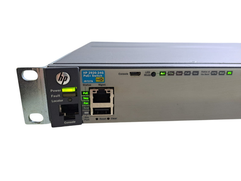 HP 2920-24G PoE+ J9727A | 24-Port Gigabit PoE+, 4x SFP Network Switch