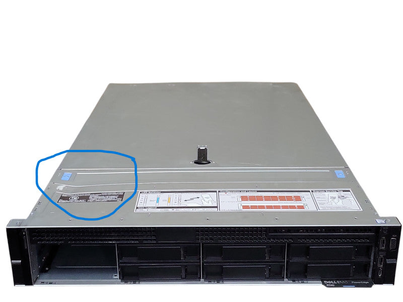 Dell PE R740, 1x Xeon Silver 4110 2.10GHz, 48GB, 8x 3.5", 2x PSU, H330 Mini _