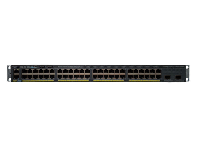 Cisco WS-C2960X-48FPD-L, 48-Port Gigabit PoE+ 2x10G SPF, Stack Module