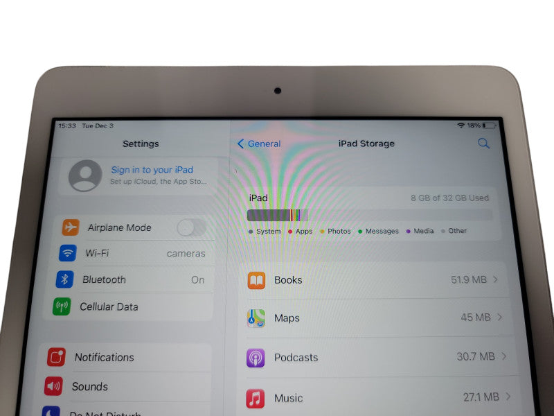 Apple iPad 8th Gen - 32GB - Silver [A2428] (