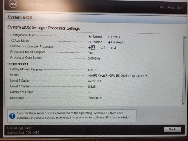 Dell PowerEdge T430 1x Xeon E5-2623 v4 2.60GHz 32GB DDR4 8x 3.5" H730 2x PSU $