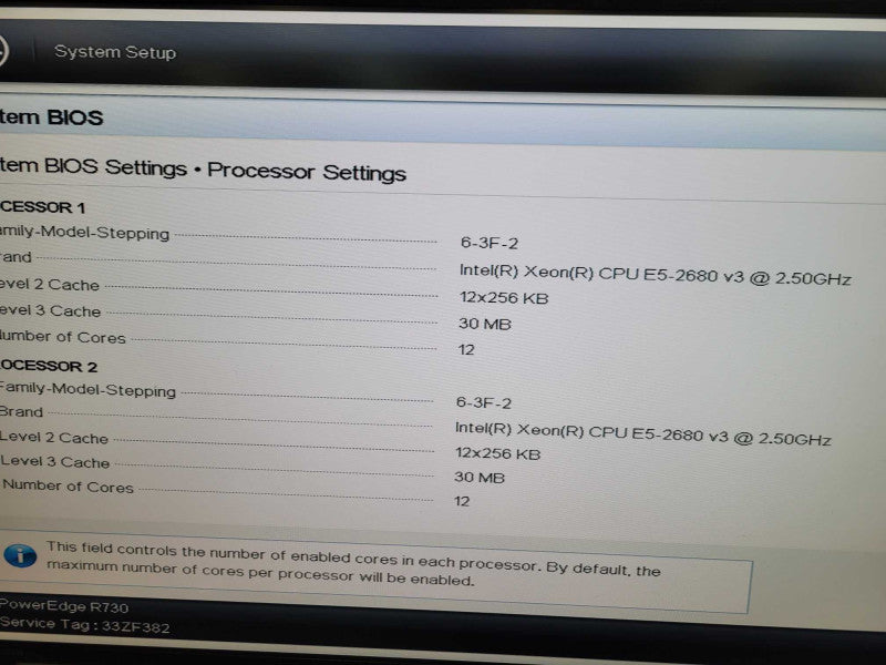 Dell PowerEdge R730 - 2x Xeon E5-2680 v3 | 32GB RAM | NO HDD | PERC H330 Mini %