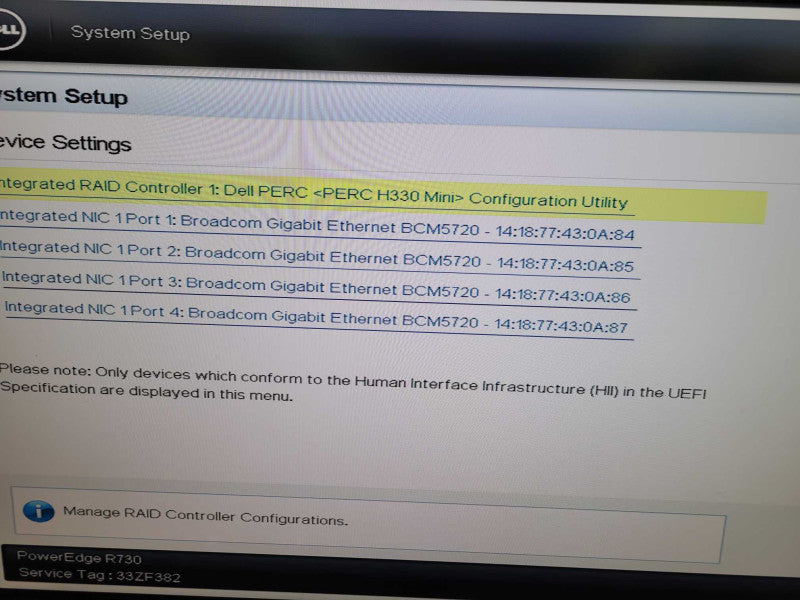 Dell PowerEdge R730 - 2x Xeon E5-2680 v3 | 32GB RAM | NO HDD | PERC H330 Mini %