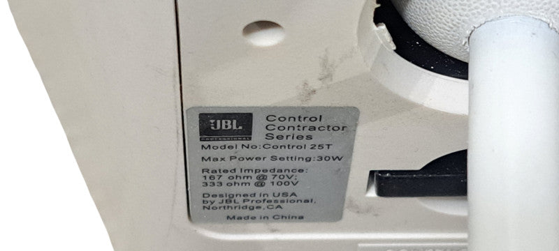 Pair of JBL Control 25 Compact Indoor/Outdoor  Loudspeaker W/ Bracket