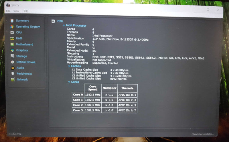 Dell Latitude 5420, i5-11357G7 @2.40GHz, 16GB RAM, 256GB SSD | READ DESC  Lap200