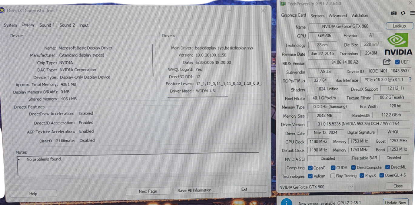 ASUS Nvidia Geforce GTX 960 TURBO-GTX960-OC-2GD5 2GB GDDR5