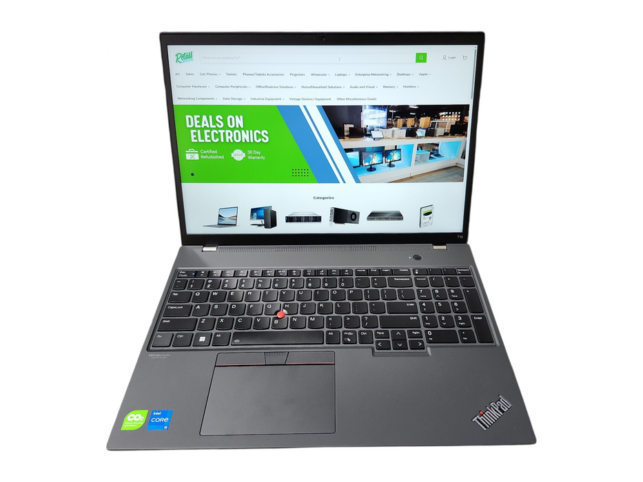 Lenovo ThinkPad T16 Gen 1, Intel i5-1235U 16GB DDR4, 256GB NVMe, 65W  Lap200