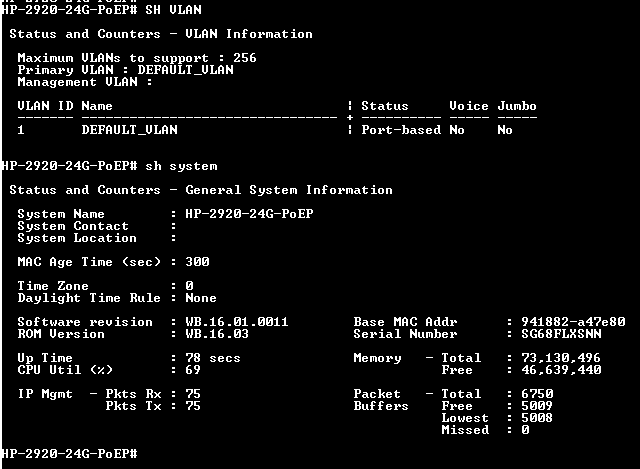 Aruba 2920-24G PoE+ J9727A | 24-Port Gigabit PoE+ Managed Switch