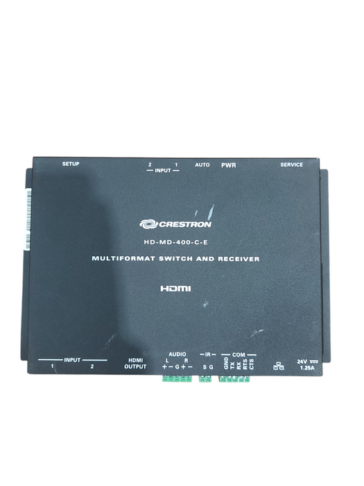Lot 20x - CRESTRON HD-MD-400-C-E MULTIFORMAT SWITCH RECEIVER & TRANSMITTER