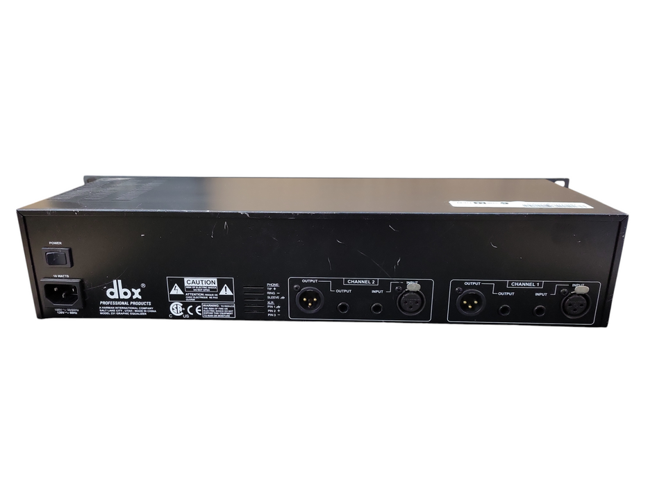 DBX 231 Graphic Equalizer 2 Channel REAG !