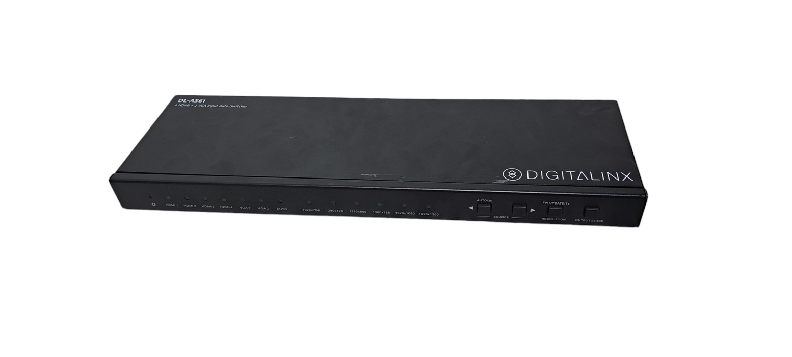 Digitalinx DL-AS61 6x1 HDMI Auto Switcher With Power Adapter