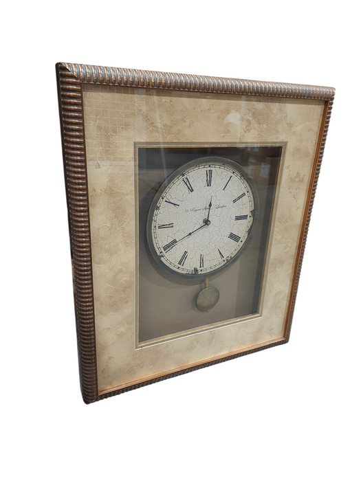Wall Art Analog Clock Roman Numerial Dialed Face  =