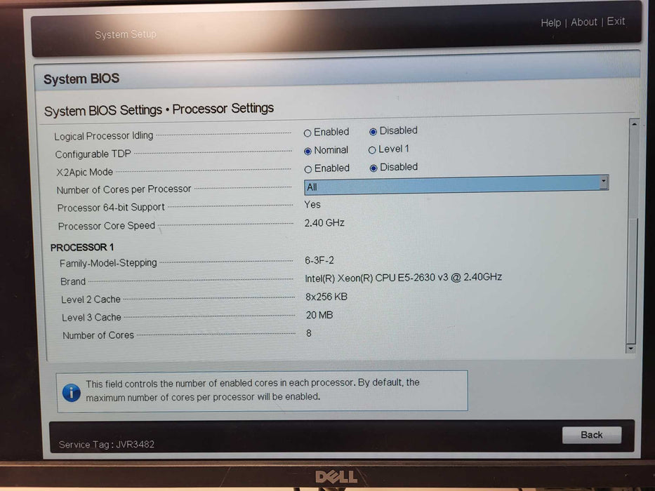 Dell PE R430 - Xeon E5-2630 v3 16GB DDR4 NO HDD PERC H730 Mini 2x550W  $