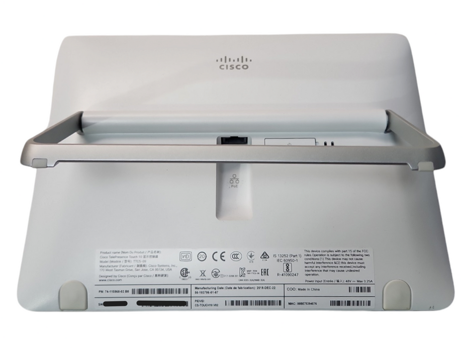 Cisco TTC5-09 TelePresence Touchscreen Video Conference Control
