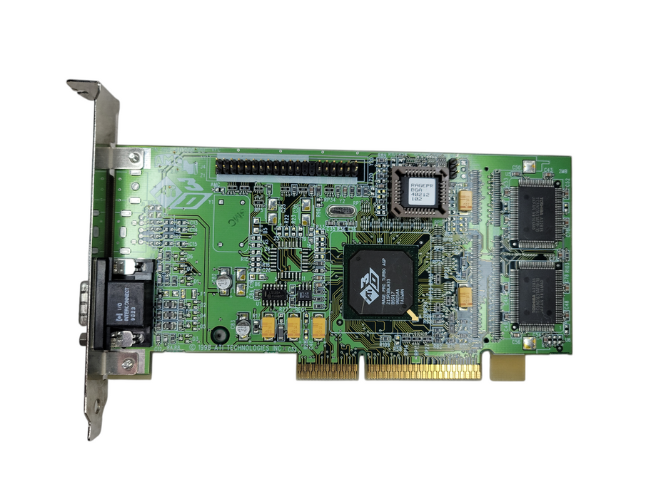 ATI 3D Rage PRO AGP 2X 4MB P/N 109-40200-20 VGA Card AGP %