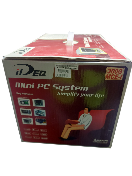 LOT 2X Biostar iDEQ 300G MCE-I Mini PC System – Socket 775, DDR, Intel 915G