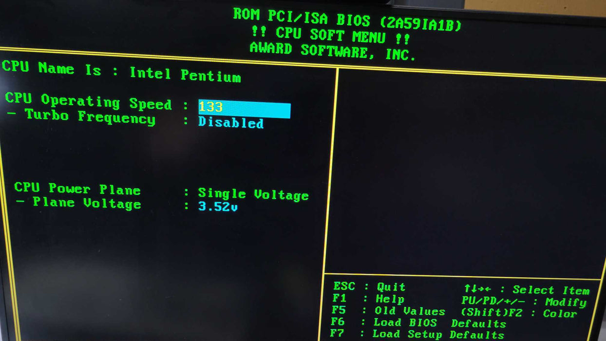Intel Pentium-S 75Mhz | ABit AB-PX5 | 32MB RAM %
