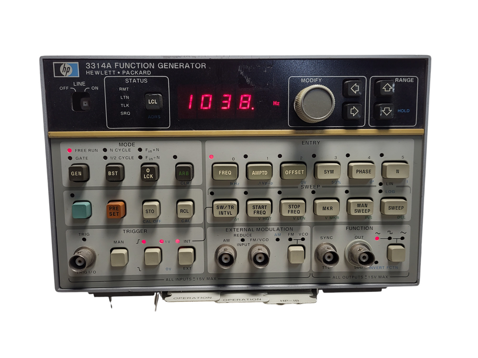 HP 3314A Programmable Function Generator $