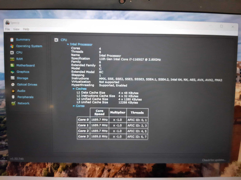 Dell Latitude 3420, i7 1165G7 @2.8Ghz, 16GB RAM, 256 SSD | READ DESC  Lap200