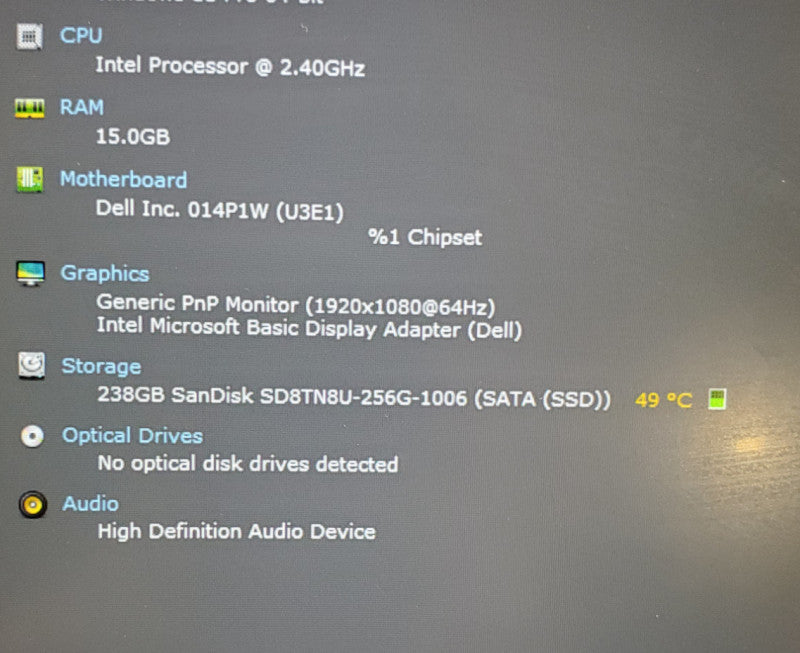 Dell Latitude 5420 | Core i5-1135G7 | 16GB DDR4 | 256GB SSD | No Adapter  Lap200