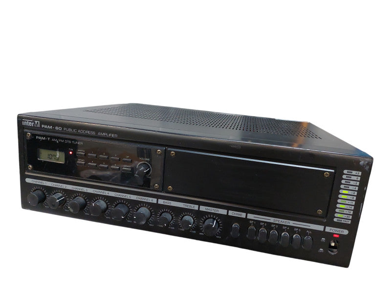 InterM PAM-60 Public Address Amplifier PAM-T AM/FM DTS Tuner Model: PAM-60 =