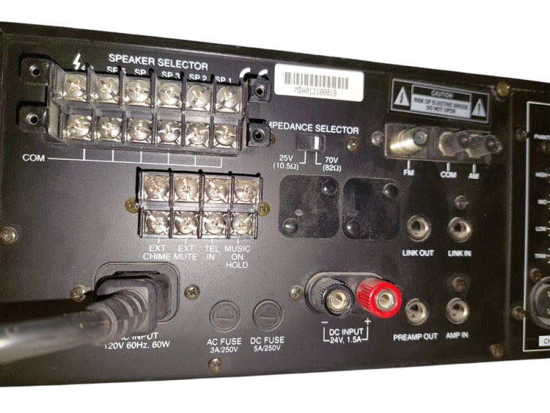 InterM PAM-60 Public Address Amplifier PAM-T AM/FM DTS Tuner Model: PAM-60 =