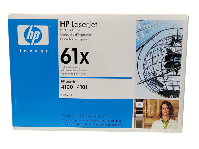 New HP LaserJet Print Cartridge 61x C8061X _