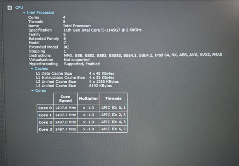 Dell Latitude 5420 | Core i5-1145G7 | 16GB DDR4 | 256GB SSD | No Adapter  Lap200