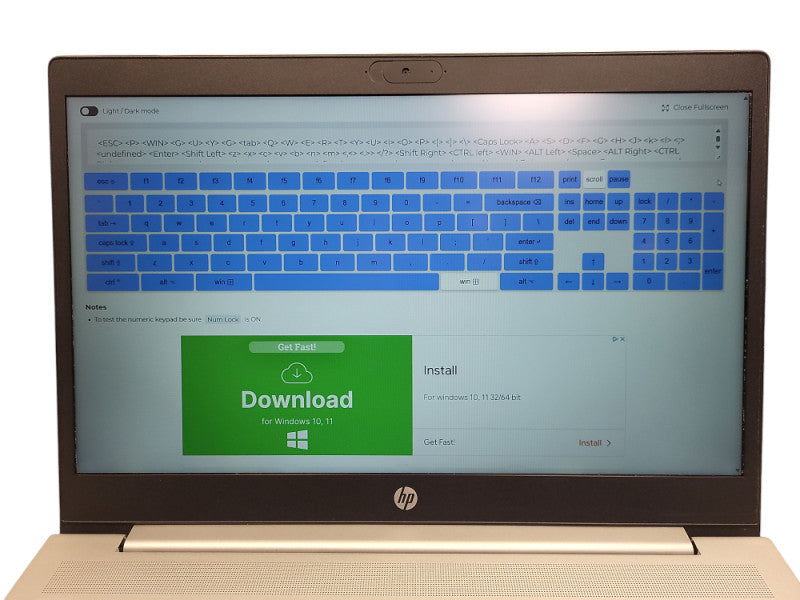 HP ProBook 450 G7 Intel Core i5-10210U@1.6GHz 16GB DDR4 RAM 256GB SSD READ $ Lap200