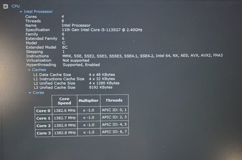 Dell Latitude 5420 | Core i5-1135G7 | 16GB DDR4 | 256GB SSD | No Adapter  Lap200