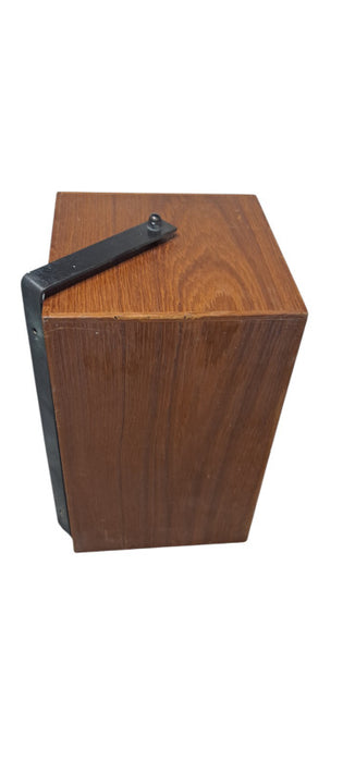 Vintage Single Bookshelf Wooden Speaker W/ Bracket