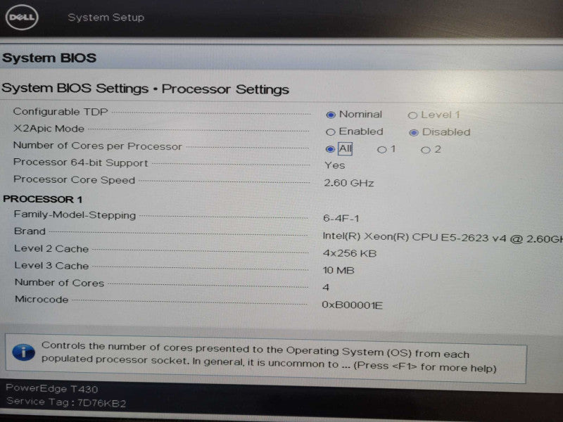 Dell PowerEdge T430 | 1x Xeon E5-2623 v4 | 32GB DDR4 | 8x 3.5" | PERC H730 !