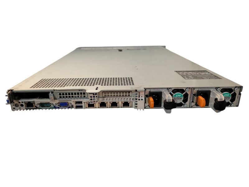 Dell PE R640 1U Server BareBone w/ 2x Heatsink, 2x 1100W PSU, No CPU, No RAM !