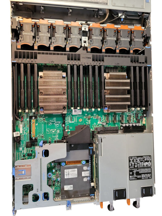 Dell PE R640 1U Server BareBone w/ 2x Heatsink, 2x 1100W PSU, No CPU, No RAM !