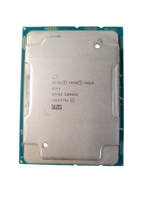 Intel Xeon Gold 6244, 8-Core 3.6GHz 24.75MB L3 LGA3647 CPU, SRF8Z Q!